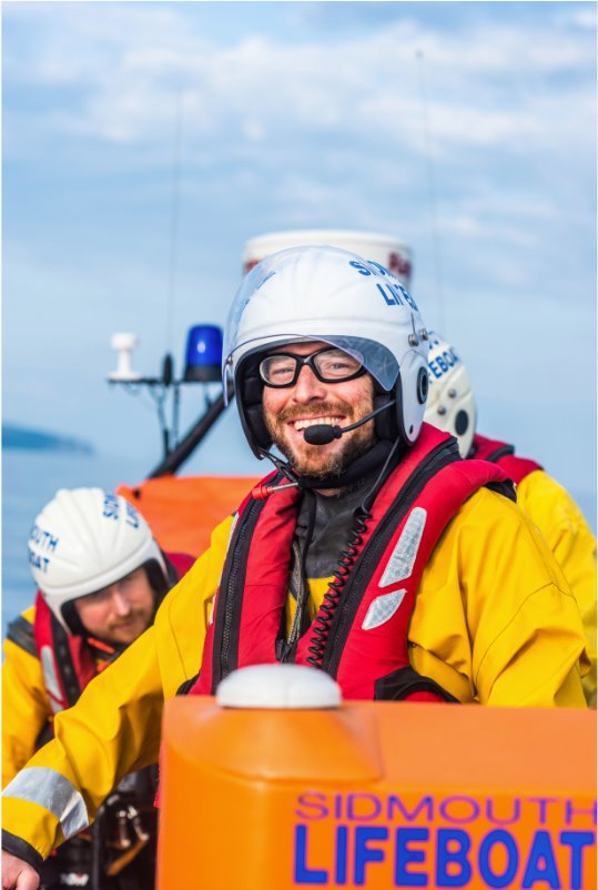 Martin Barnard, Helm, Sidmouth Lifeboat